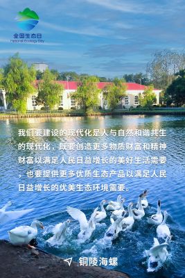 全國(guó)生態(tài)日海報(bào)-銅陵海螺