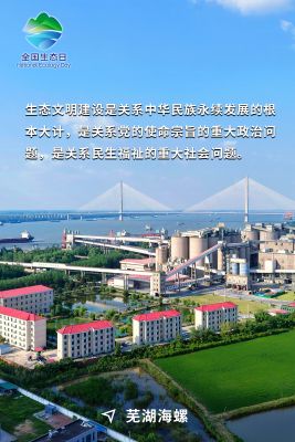 全國(guó)生態(tài)日海報(bào)-蕪湖海螺